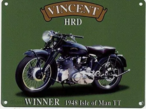 Vincent HRD motor bike cycle. Winner of the 1948 isle of man tt. Classic bike on green background for home, garage
Vincent HRD motor bike cycle. Winner of the 1948 isle of man tt. Classic bike on green background for home, garage