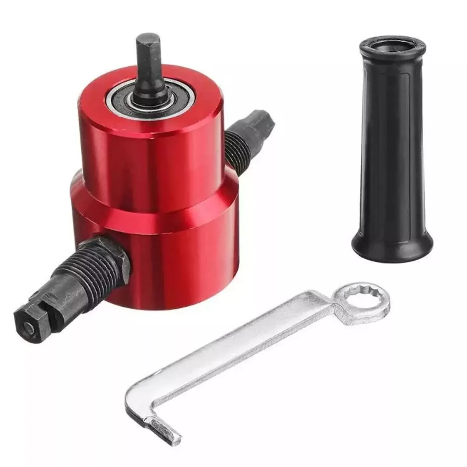 Sheet Cutter Double Head Iron Saw Nibble Cutting Tool Drill Attachment Metal Plate Shear Scissors Punch Hole
Sheet Cutter Double Head Iron Saw Nibble Cutting Tool Drill Attachment Metal Plate Shear Scissors Punch Hole