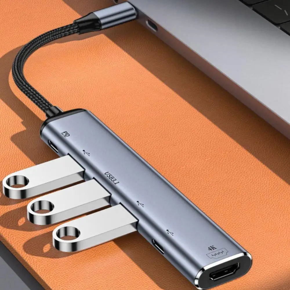 Type-c Converter Expansion Dock Multifunctional Computer Converter Extractor Type-c Hub Type-c/hdmi-compatible/usb3.1/vga
Type-c Converter Expansion Dock Multifunctional Computer Converter Extractor Type-c Hub Type-c/hdmi-compatible/usb3.1/vga