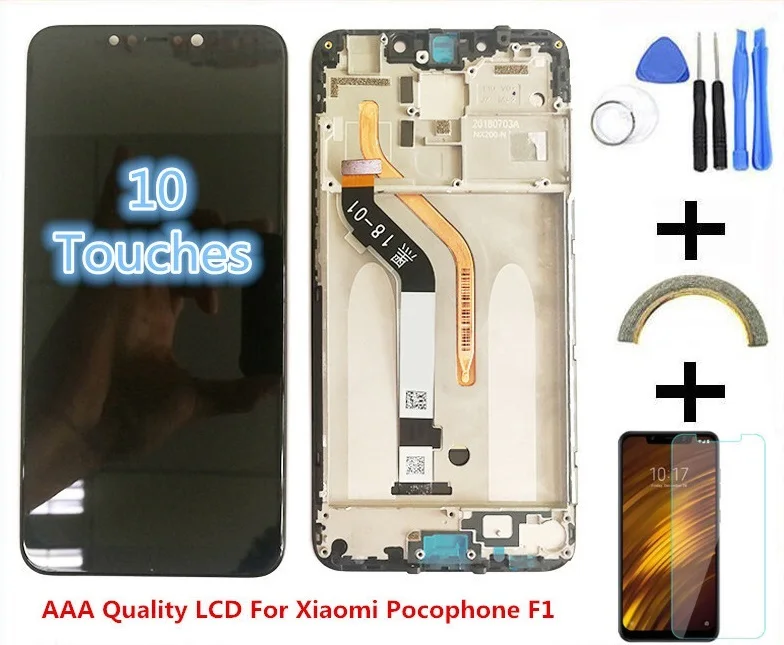 6.18" AAA Quality LCD+Frame For Xiaomi Pocophone F1 LCD Display Screen For POCO F1 LCD Screen Display 2246*1080 Resolution
6.18" AAA Quality LCD+Frame For Xiaomi Pocophone F1 LCD Display Screen For POCO F1 LCD Screen Display 2246*1080 Resolution
