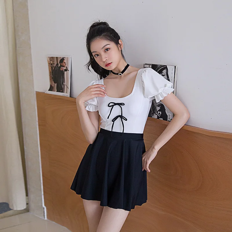 Swimsuit 1 Piece Women 2022 Swim Suit Plus Size One Beach Wear Female New College Block Skirt Sexy Backless Bathing With Short
Swimsuit 1 Piece Women 2022 Swim Suit Plus Size One Beach Wear Female New College Block Skirt Sexy Backless Bathing With Short