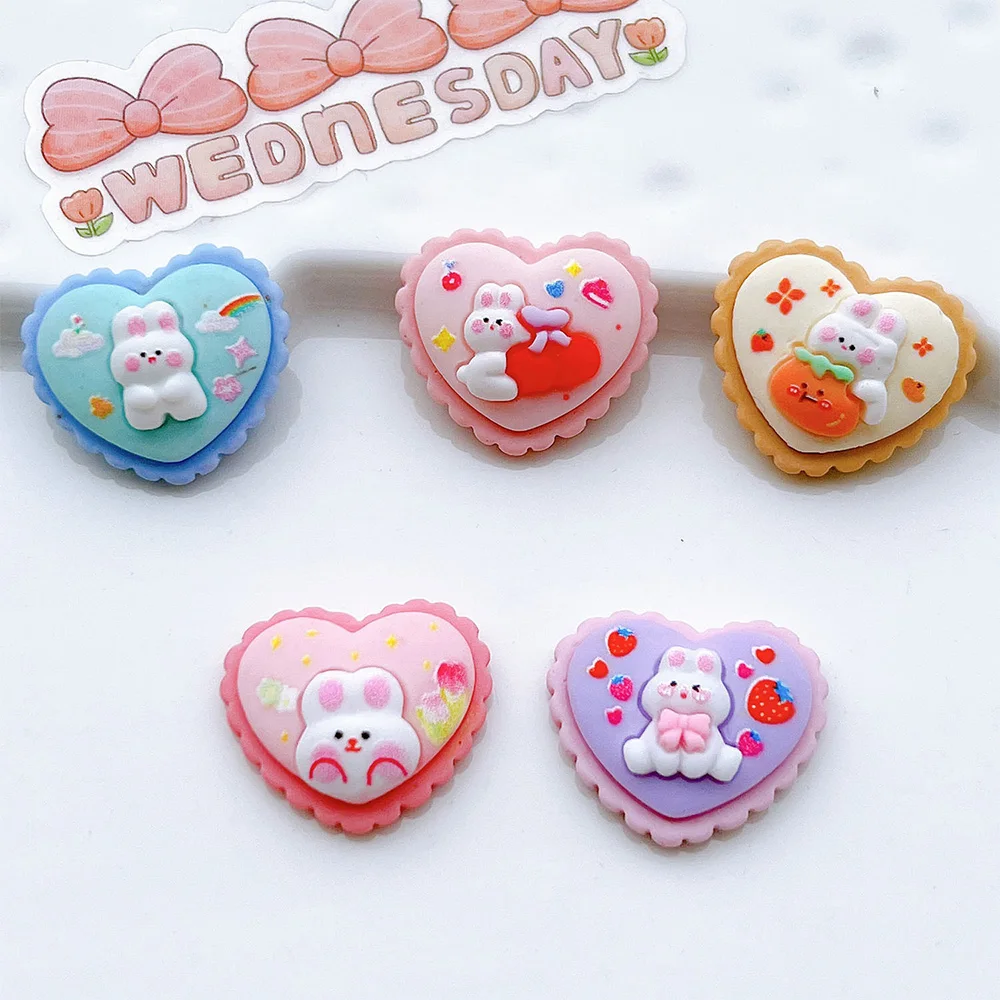 10 шт., 24x20 мм, в виде сердца, кролика
10 шт., 24x20 мм, в виде сердца, кролика