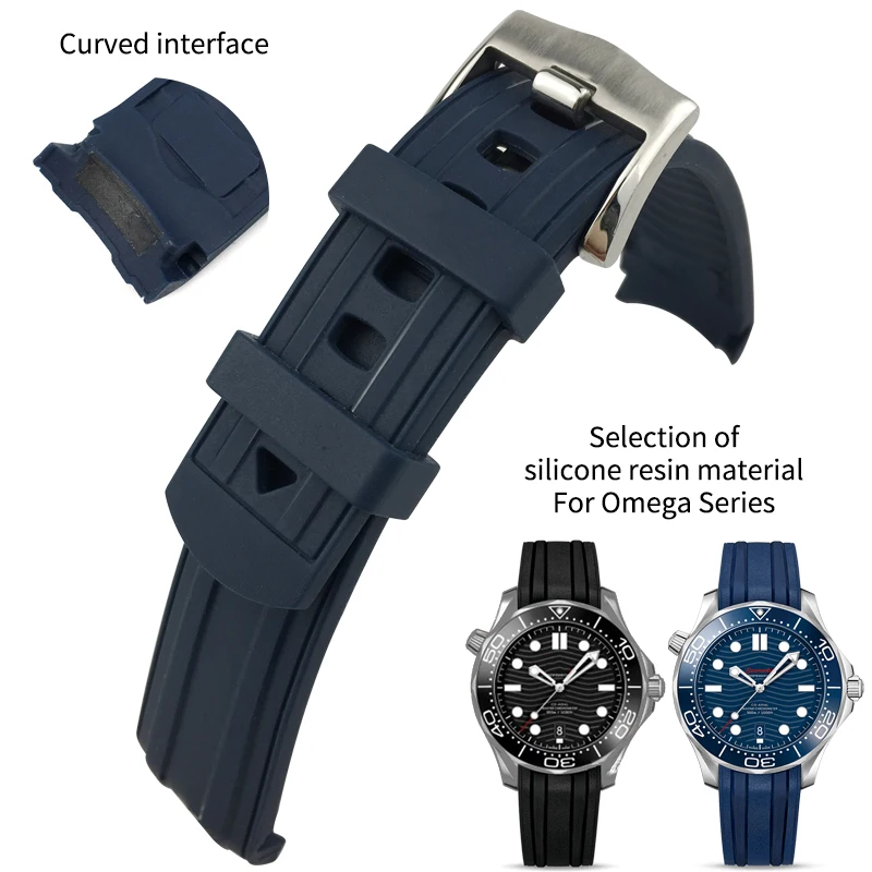 Ремешок силиконовый для часов Omega Seamaster 300, мягкий резиновый браслет, аксессуары для часов speedmaster Ocean, 19 мм 20 мм 21 мм
Ремешок силиконовый для часов Omega Seamaster 300, мягкий резиновый браслет, аксессуары для часов speedmaster Ocean, 19 мм 20 мм 21 мм