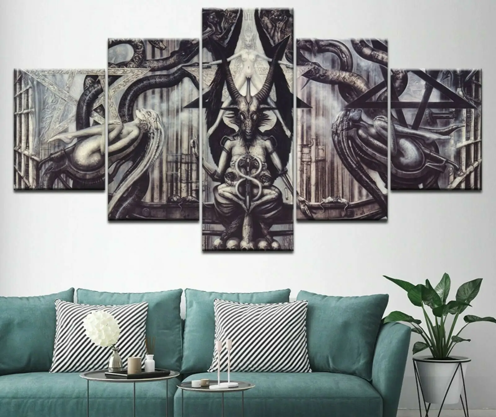 5 Panel Abstract Baphomet Poster Painting Wall Art Print Home Decor HD Pictures No Framed Paintings
5 Panel Abstract Baphomet Poster Painting Wall Art Print Home Decor HD Pictures No Framed Paintings