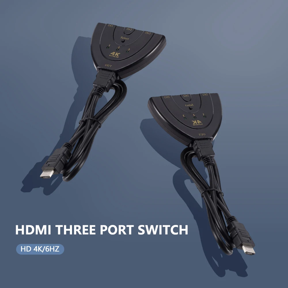 Коммутатор HDMI-совместимый с 3 портами 4K разветвитель портов Sup s Full HD 4K 1080P 3D плеер HDMI-совместимый коммутатор с пультом дистанционного управле...
Коммутатор HDMI-совместимый с 3 портами 4K разветвитель портов Sup s Full HD 4K 1080P 3D плеер HDMI-совместимый коммутатор с пультом дистанционного управле...