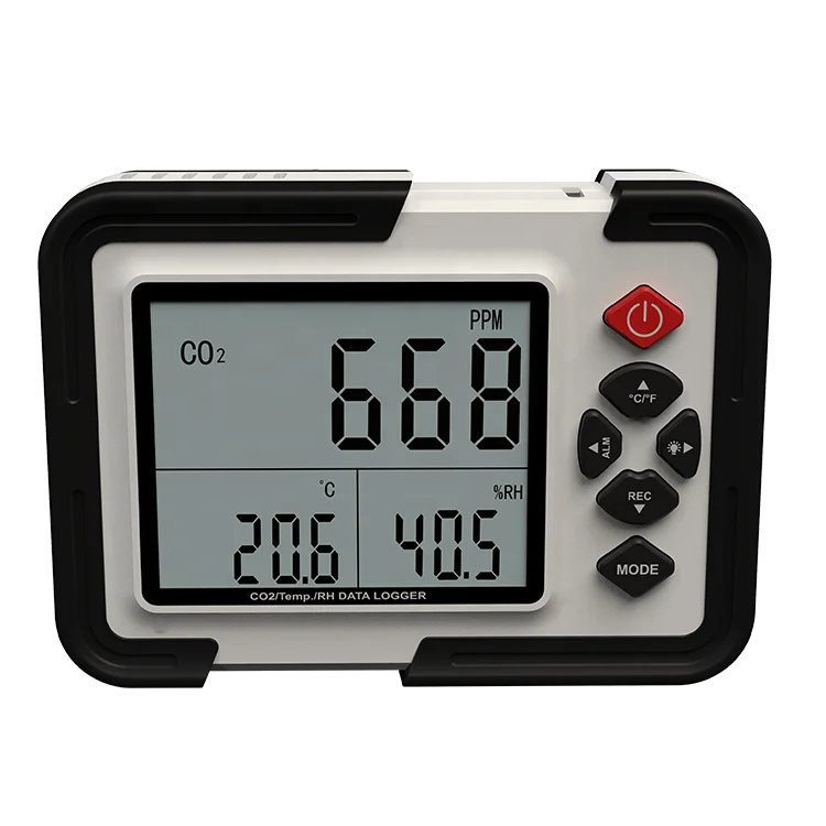 HT-2000 mini handheld multifunctional air quality tester CO2 meter temperature humidity measuring device carbon dioxide monitor
HT-2000 mini handheld multifunctional air quality tester CO2 meter temperature humidity measuring device carbon dioxide monitor
