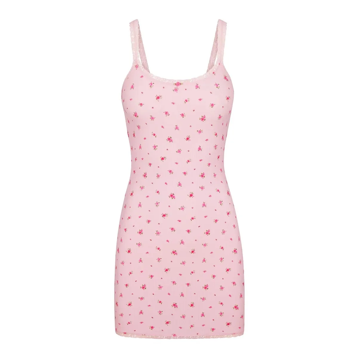 Skims Kardashian floral print pink suspender mini skirt lace elastic hip jumpsuit dress
Skims Kardashian floral print pink suspender mini skirt lace elastic hip jumpsuit dress