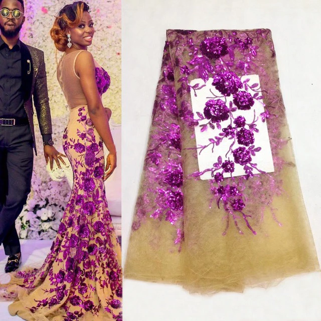 5Y Latest Africa Lace Fabric High Quality Fashion Design Embroidery Tulle Net Lace WIth Multi Seuqins Party wedding Dress
5Y Latest Africa Lace Fabric High Quality Fashion Design Embroidery Tulle Net Lace WIth Multi Seuqins Party wedding Dress