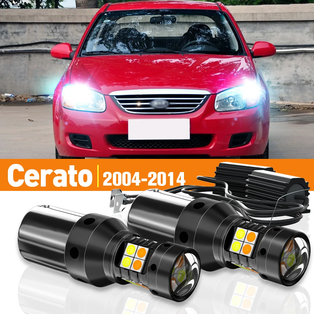 2x LED Dual Mode Turn Signal+Daytime Running Light DRL For Kia Cerato 2004-2014 2006 2007 2008 2009 2010 2011 Accessories Canbus
2x LED Dual Mode Turn Signal+Daytime Running Light DRL For Kia Cerato 2004-2014 2006 2007 2008 2009 2010 2011 Accessories Canbus