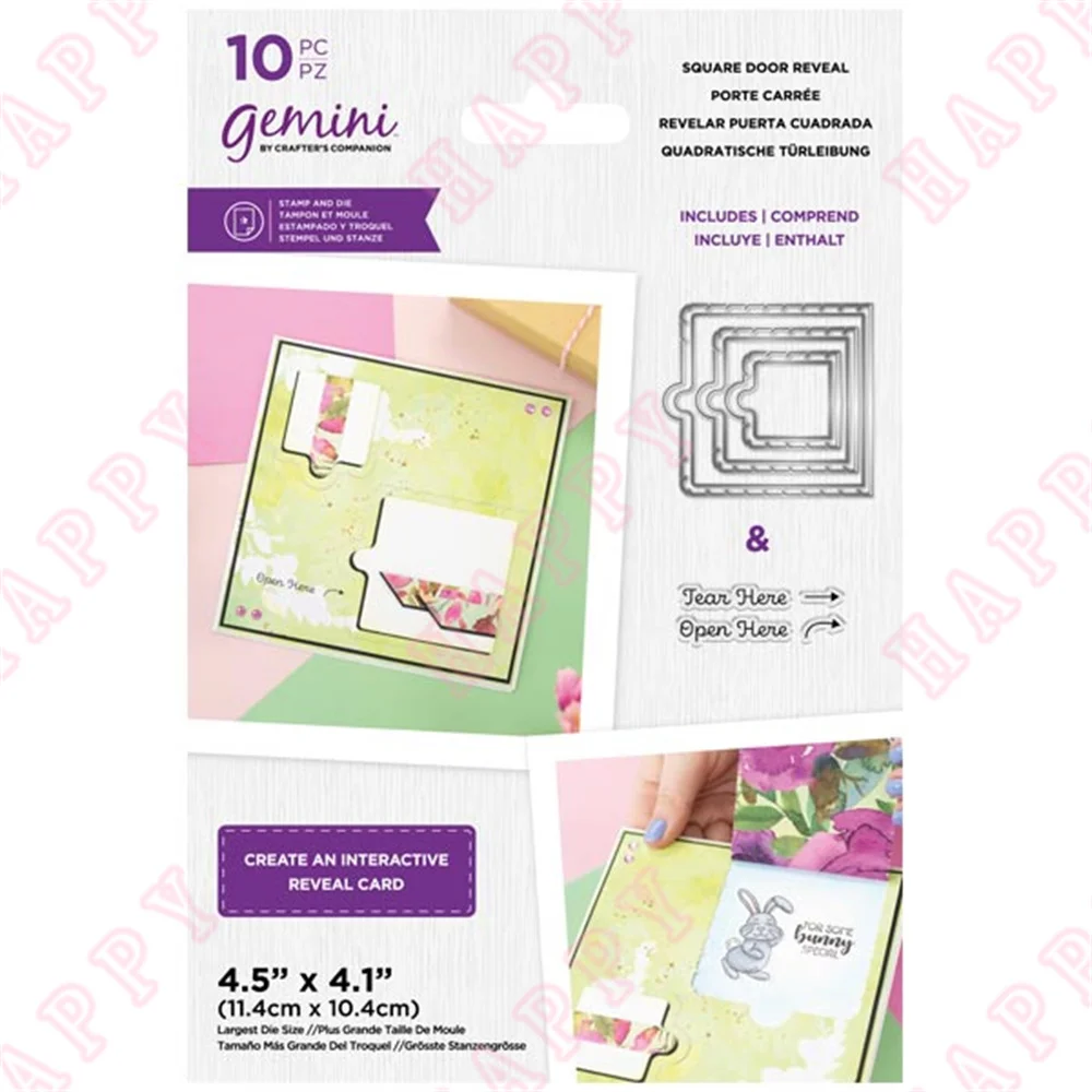 2022 New Arrival Clear Stamps Or Metal Cutting Dies Sets For Diy Craft Making Greeting Card Scrapbooking Square Door Reveal
2022 New Arrival Clear Stamps Or Metal Cutting Dies Sets For Diy Craft Making Greeting Card Scrapbooking Square Door Reveal