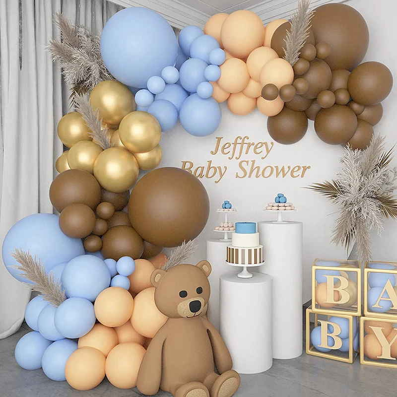 Blue Brown Balloon Garland Arch Kit Gold Metallic Nude Balloons for Baby Shower Wedding Boy Girl Birthday Party Decoration
Blue Brown Balloon Garland Arch Kit Gold Metallic Nude Balloons for Baby Shower Wedding Boy Girl Birthday Party Decoration