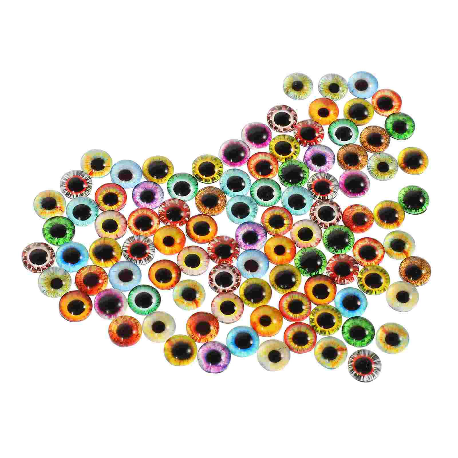 100 Pcs Artificial Eyes Puppet DIY Supplies Keychain Accessories Toy Glass Patches Stained
100 Pcs Artificial Eyes Puppet DIY Supplies Keychain Accessories Toy Glass Patches Stained