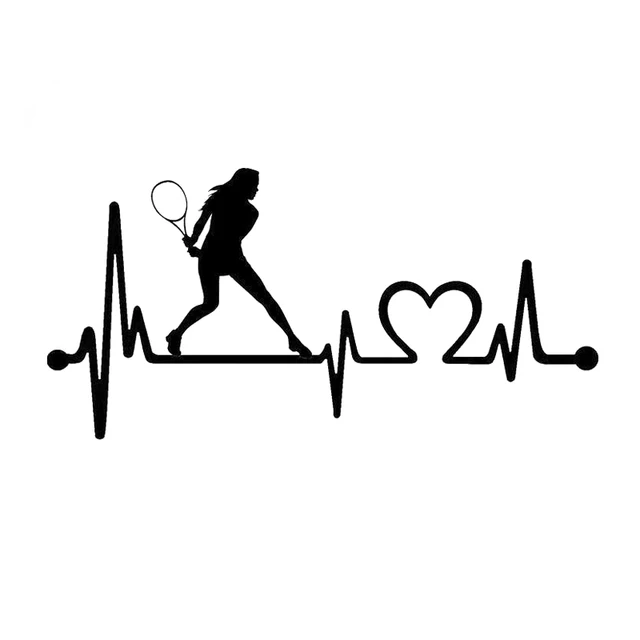 Ladies Tennis Racquet Heartbeat LifelineVinyl Car Sticker Decor Decal Laptop Truck Motorcycle Auto Accessories 16cm*8cm
Ladies Tennis Racquet Heartbeat LifelineVinyl Car Sticker Decor Decal Laptop Truck Motorcycle Auto Accessories 16cm*8cm