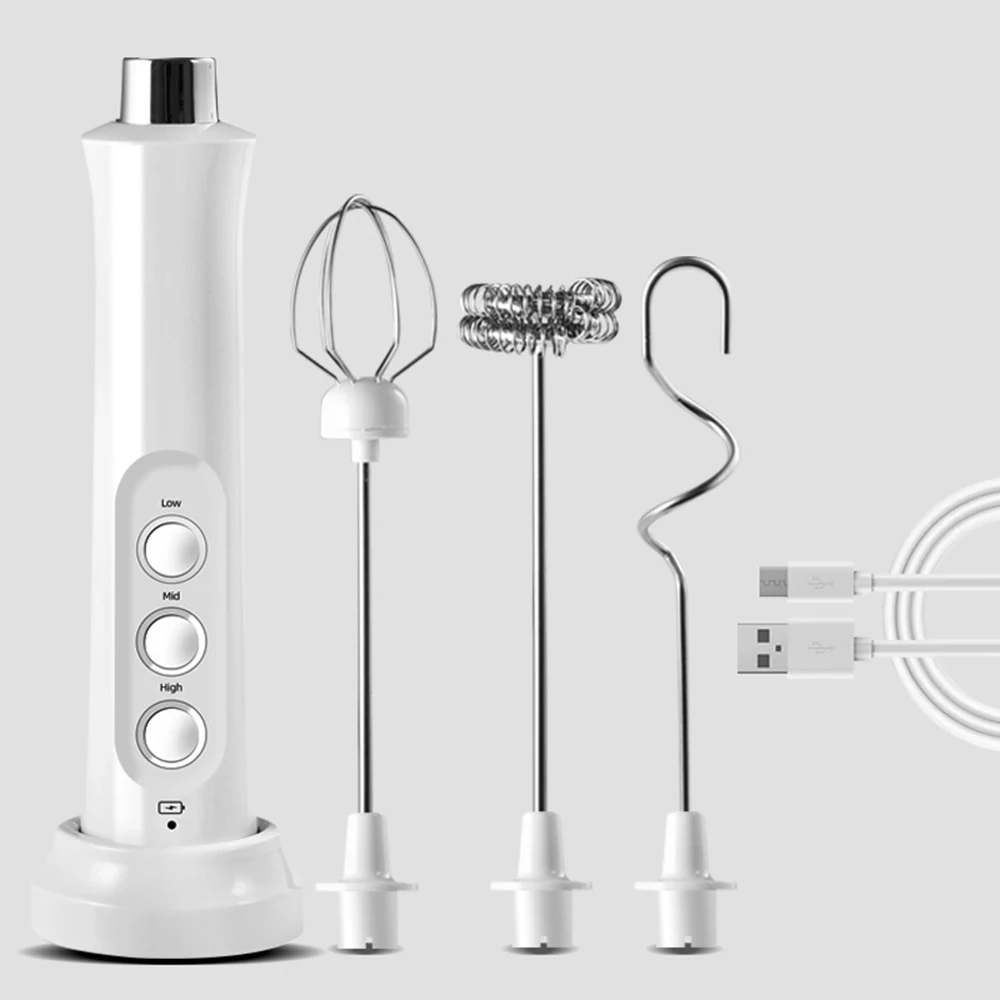 Electric Milk Frother 3 In 1 Egg Beater Portable Rechargeable Foam Maker Handheld Foamer Mixer High Speeds Coffee Frothing Wand
Electric Milk Frother 3 In 1 Egg Beater Portable Rechargeable Foam Maker Handheld Foamer Mixer High Speeds Coffee Frothing Wand