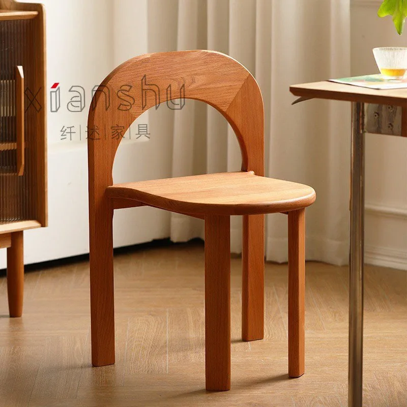 Wooden Dining Chairs Nordic Modern Luxury Chair with Back Mobile Comfortable Stools Glamor Leisure Makeup Home Furniture Decor
Wooden Dining Chairs Nordic Modern Luxury Chair with Back Mobile Comfortable Stools Glamor Leisure Makeup Home Furniture Decor