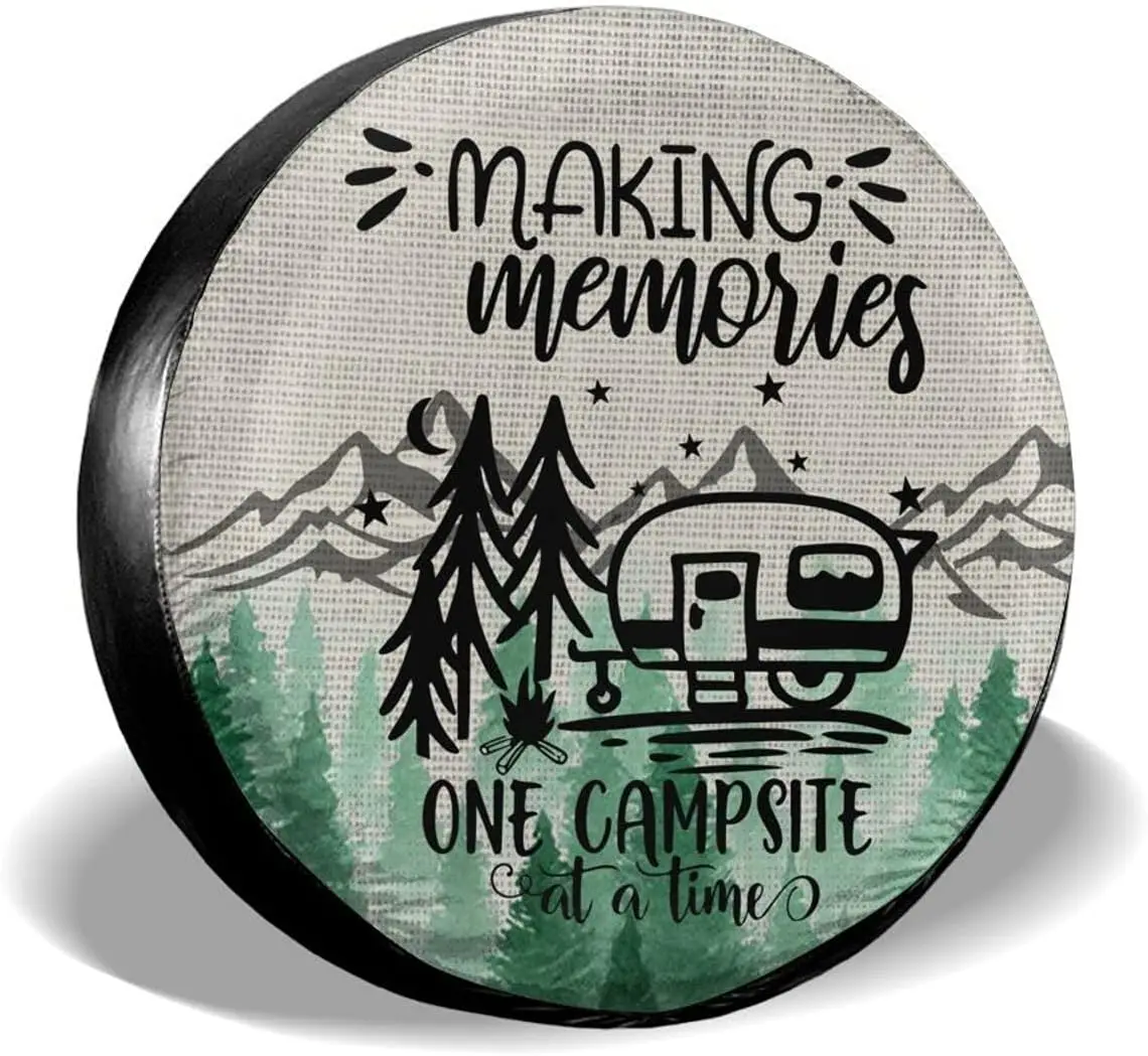 Making Memories one Campsite at a time Spare Tire Cover Wheel Protectors Tyre Covers Weatherproof Wheel Covers 14 15 16 17 Inch
Making Memories one Campsite at a time Spare Tire Cover Wheel Protectors Tyre Covers Weatherproof Wheel Covers 14 15 16 17 Inch