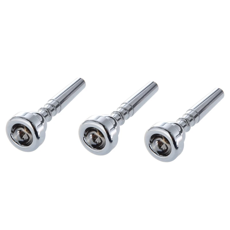 3X Spare Part Light Silver Plating Trumpet 7C Mouthpiece
3X Spare Part Light Silver Plating Trumpet 7C Mouthpiece
