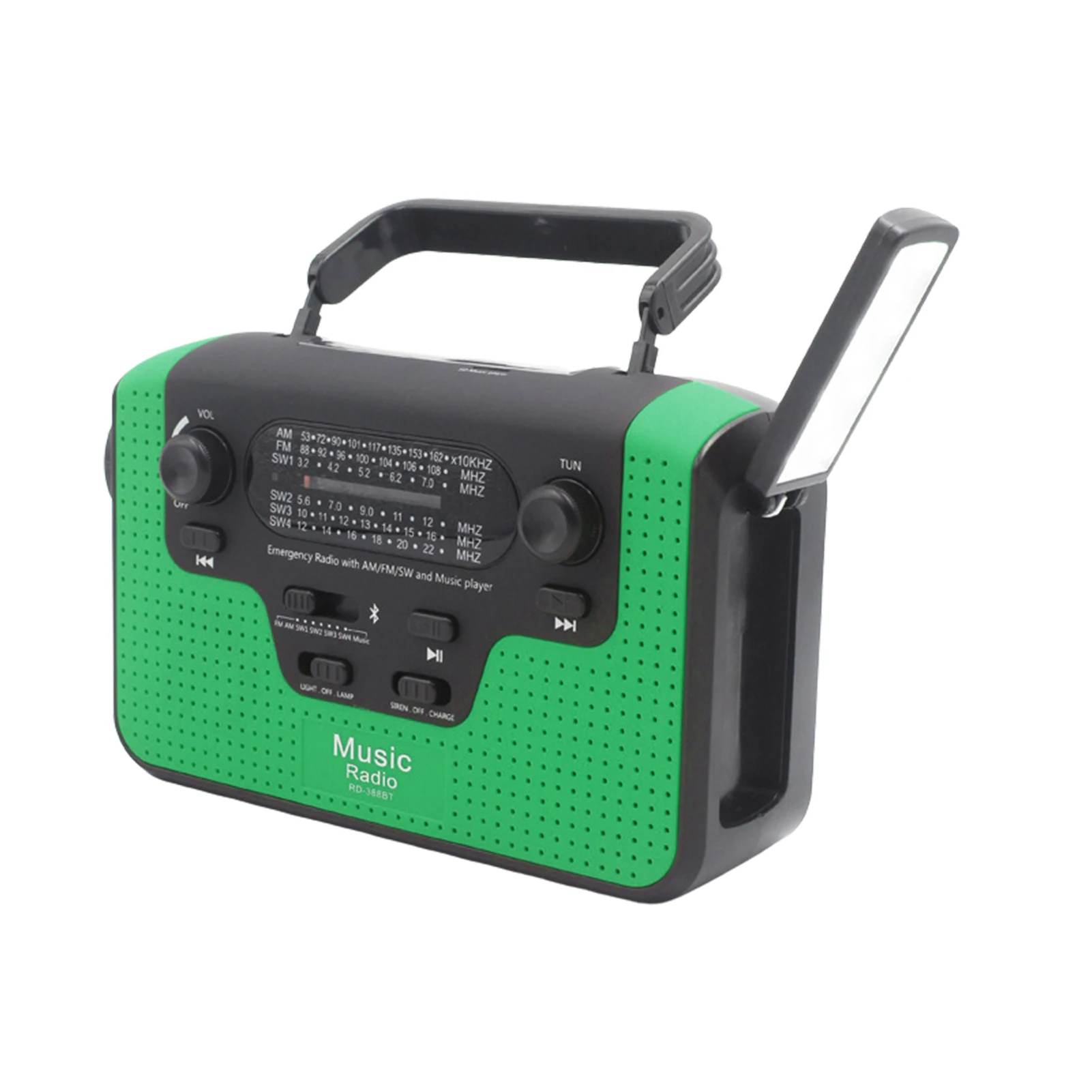 Беспроводная метеостанция FM/AM, Bluetooth колонка с фонариком, средство для выживания, FM/AM/SW
Беспроводная метеостанция FM/AM, Bluetooth колонка с фонариком, средство для выживания, FM/AM/SW