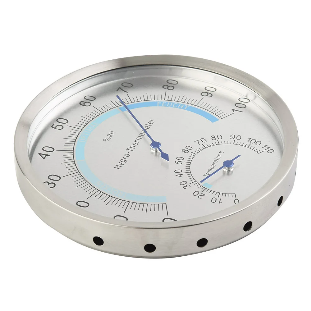 Sensitive Brand New.high Quality Thermo Hygrometer Climate Test Indoor Stainless Steel +1-2%(℃) 1 Piece Living Room
Sensitive Brand New.high Quality Thermo Hygrometer Climate Test Indoor Stainless Steel +1-2%(℃) 1 Piece Living Room