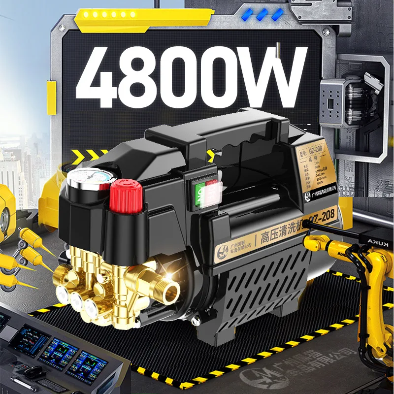 Home Car Wash Machine Artifact High Pressure 220V Small Portable Cleaning Machine Car Wash Water Gun Water Pump High Power 4800W
Home Car Wash Machine Artifact High Pressure 220V Small Portable Cleaning Machine Car Wash Water Gun Water Pump High Power 4800W