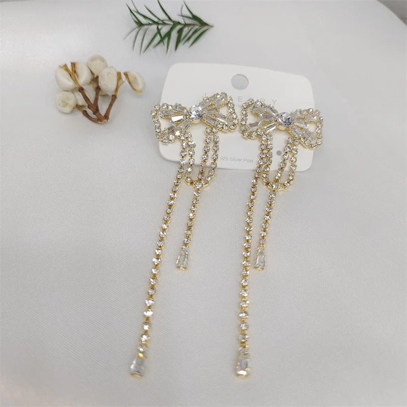 Luxury Full Diamond Zircon Tassel Earrings Earrings South Korean Internet Red Fashion Ins Summer Fashion Earrings Female
Luxury Full Diamond Zircon Tassel Earrings Earrings South Korean Internet Red Fashion Ins Summer Fashion Earrings Female