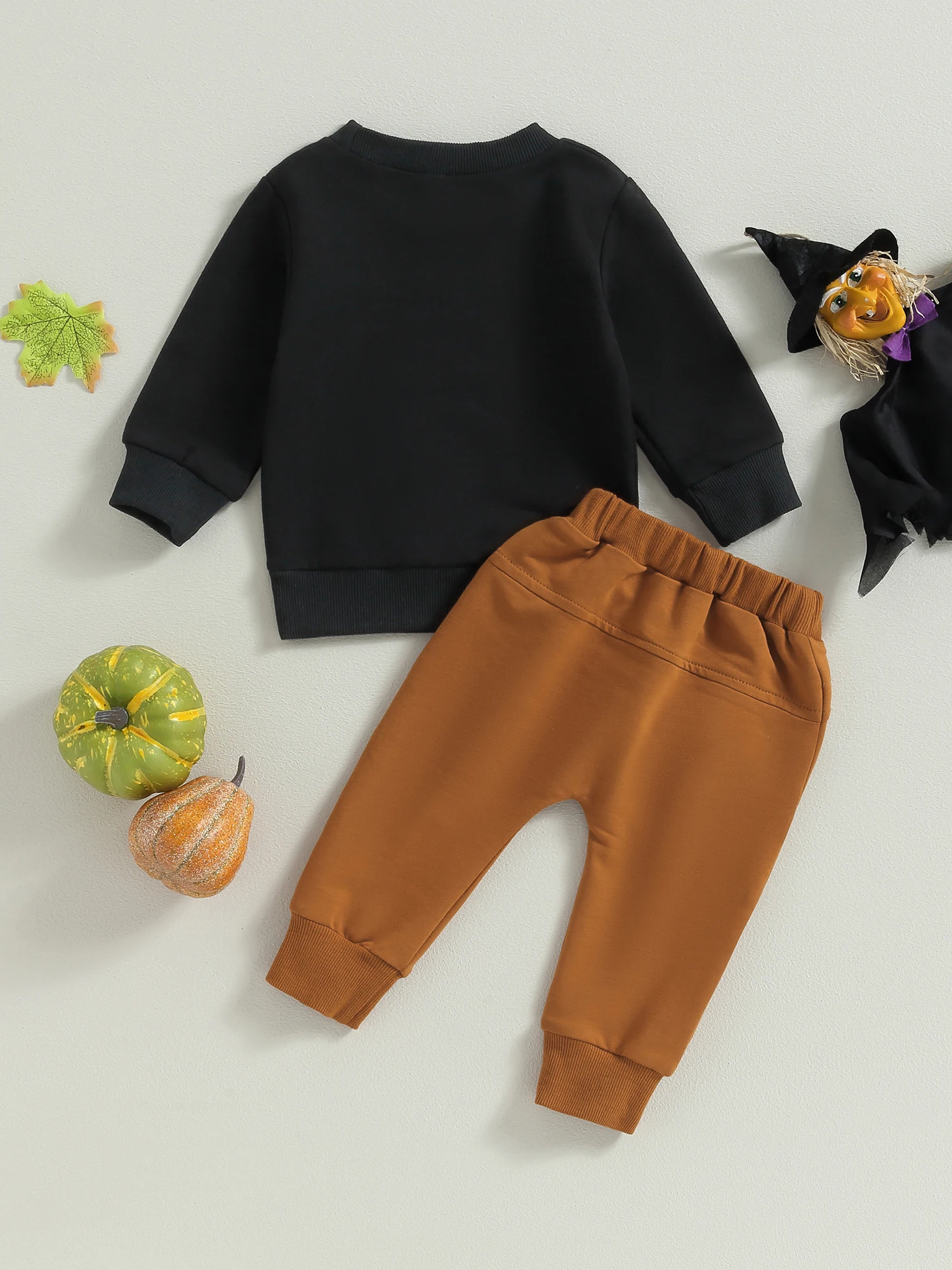 Baby Girl Ghost Print Long Sleeve Sweatshirt and Leggings Set Halloween Costume Outfit 2Pcs Set Kids
Baby Girl Ghost Print Long Sleeve Sweatshirt and Leggings Set Halloween Costume Outfit 2Pcs Set Kids