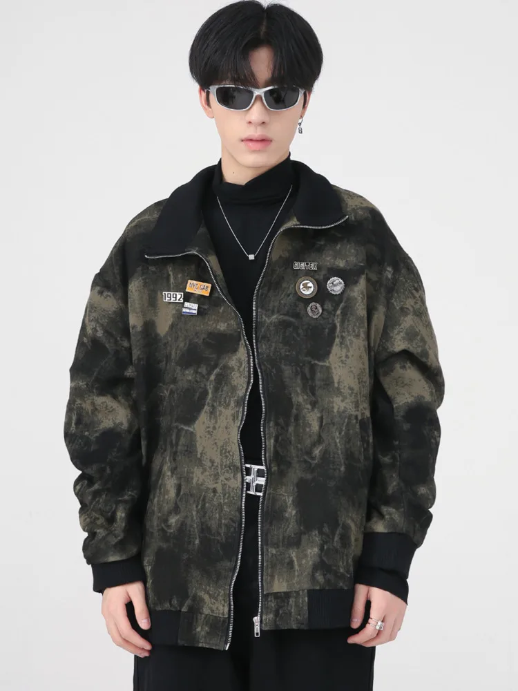 SYUHGFA Men's Wear 2022 Autumn Personality Camouflage Jacket Korean Streetwear High Quality Loose Coat Zipper Jackets For Male
SYUHGFA Men's Wear 2022 Autumn Personality Camouflage Jacket Korean Streetwear High Quality Loose Coat Zipper Jackets For Male