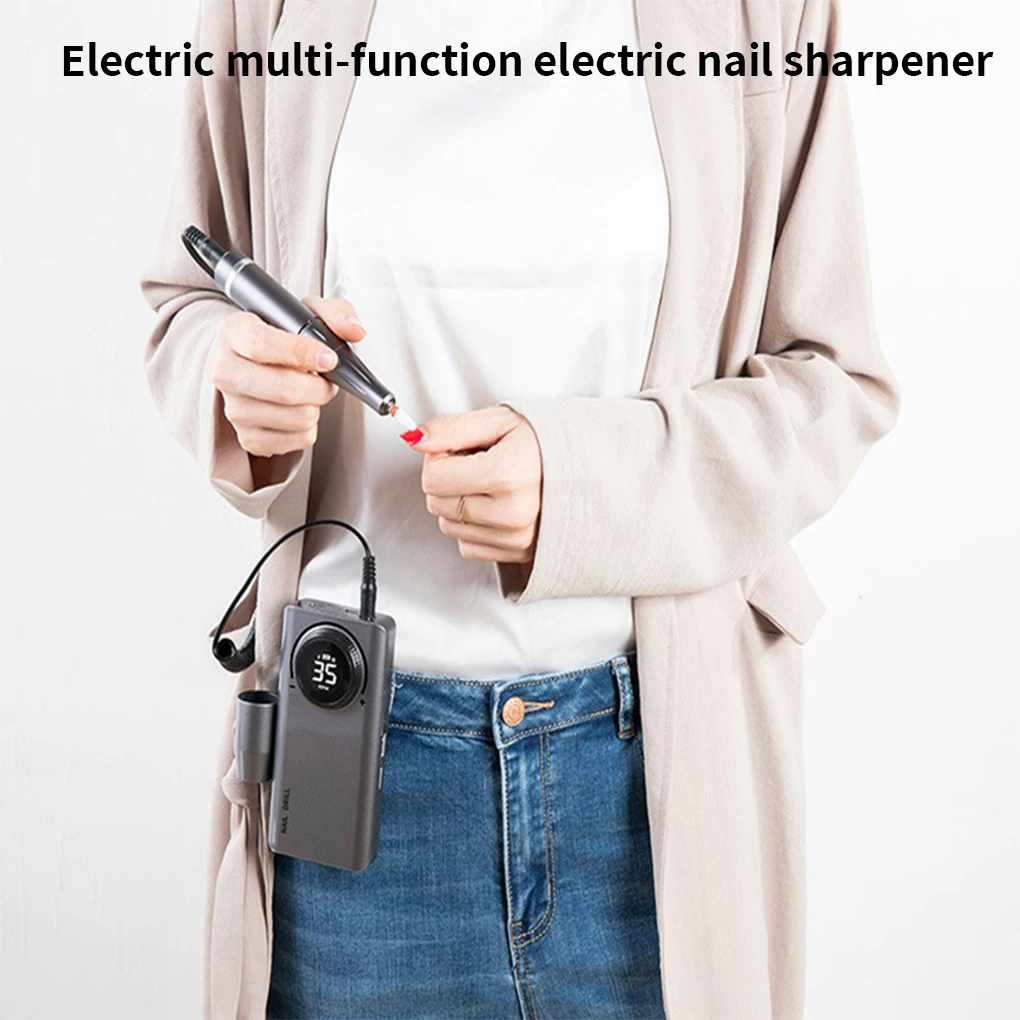 40000rpm High-definition Electric Nails Drill Machine Set Portable Brushless Nail File Manicure Salon Tool Silver
40000rpm High-definition Electric Nails Drill Machine Set Portable Brushless Nail File Manicure Salon Tool Silver