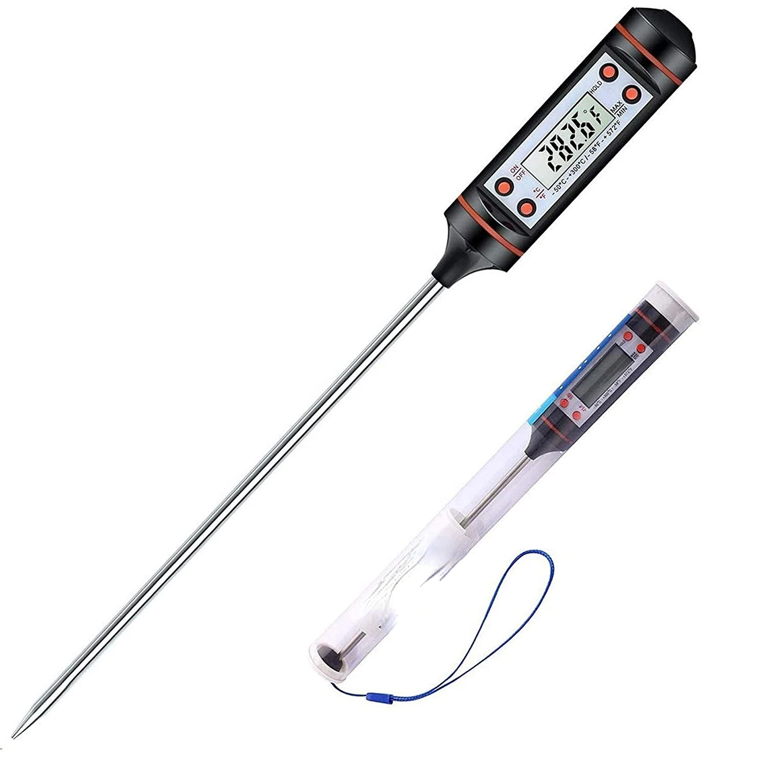 High Accuracy Cook Thermometer Digital Meat Thermometers for Cooking Food Thermometer for Meat, Deep Frying
High Accuracy Cook Thermometer Digital Meat Thermometers for Cooking Food Thermometer for Meat, Deep Frying