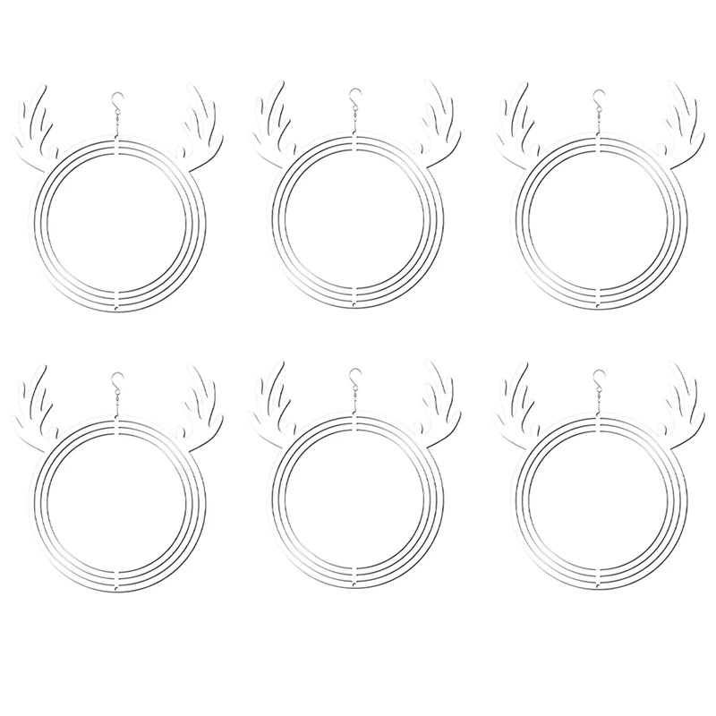 6 Pack Christmas Wind Spinner Blanks 8 Inch For Christmas Home Garden Decoration
6 Pack Christmas Wind Spinner Blanks 8 Inch For Christmas Home Garden Decoration