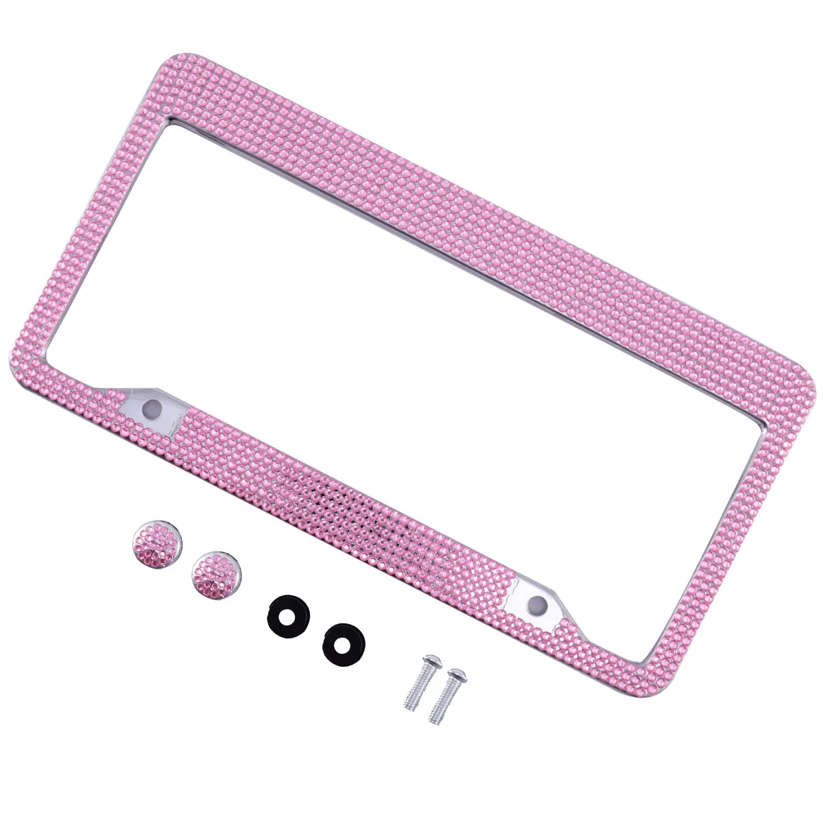 Auto Accessories Rhinestone License Plate Frames Car Brackets Crystal Ab Rhinestones Stainless Steel Stand Holder
Auto Accessories Rhinestone License Plate Frames Car Brackets Crystal Ab Rhinestones Stainless Steel Stand Holder