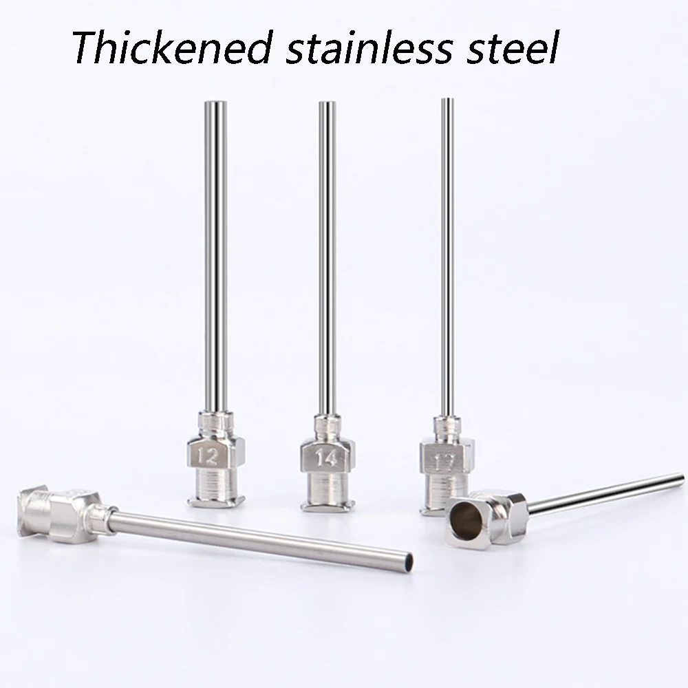 12pcs 1.5 inches 50mm Stainless Steel Syringe Dispensing Blunt Needle Tip Pin Adhesive Dispense Needle Equipmen injection needle
12pcs 1.5 inches 50mm Stainless Steel Syringe Dispensing Blunt Needle Tip Pin Adhesive Dispense Needle Equipmen injection needle