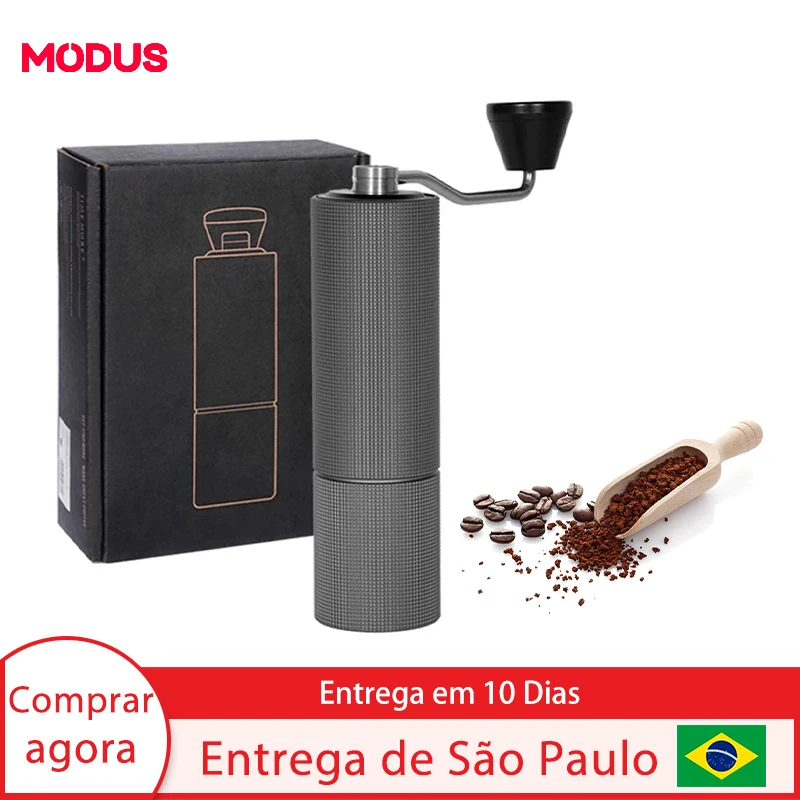 Moedor de Café Manual Ajustável with Capacidade de 25g Material de Cozinha and Uma Escova de Limpeza
Moedor de Café Manual Ajustável with Capacidade de 25g Material de Cozinha and Uma Escova de Limpeza