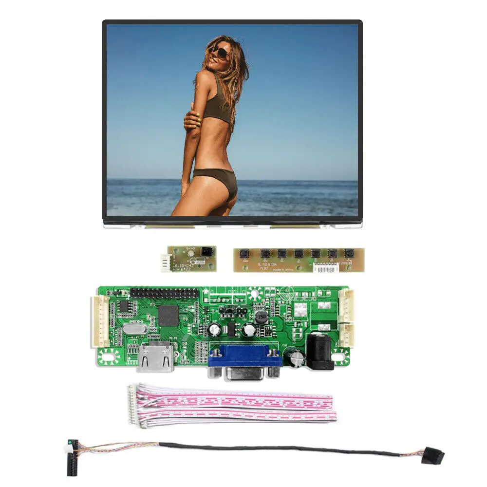 10.4" LTD104EDZS 1024x768 4:3 LCD Screen with VGA HDMI LCD Controller Board Work
10.4" LTD104EDZS 1024x768 4:3 LCD Screen with VGA HDMI LCD Controller Board Work