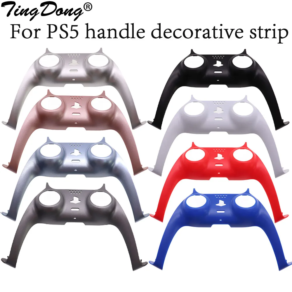Controller Handle Front Middle Housing Shell for Sony PS5 Gamepad Decorative Strip Skin Case Cover Face-plate Replacement
Controller Handle Front Middle Housing Shell for Sony PS5 Gamepad Decorative Strip Skin Case Cover Face-plate Replacement