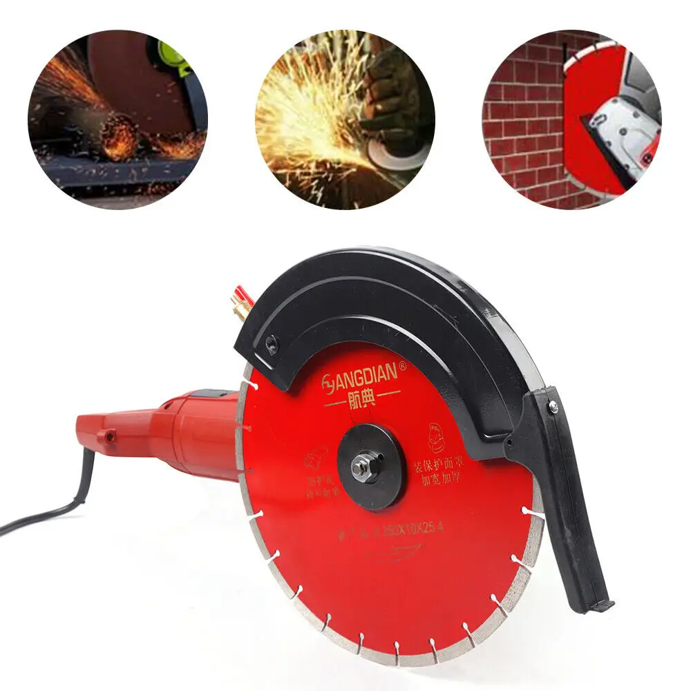 Electric Grooving Machine Groove Reinforced concrete grooving Wall slot machine with saw blade 135MM 
Electric Grooving Machine Groove Reinforced concrete grooving Wall slot machine with saw blade 135MM