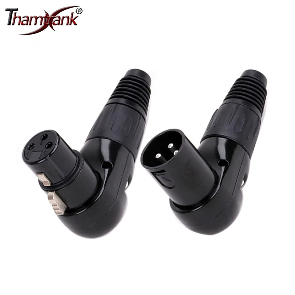 4pcs 3Pins XLR Male/Female Jack Connector Mic Cable Right Angle 90 Degree Audio Wire Connector for Speaker Systems Radio Station
4pcs 3Pins XLR Male/Female Jack Connector Mic Cable Right Angle 90 Degree Audio Wire Connector for Speaker Systems Radio Station