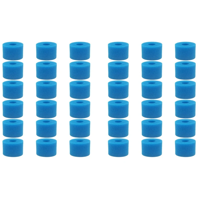 36Pcs For Intex Pure Spa Reusable Washable Foam Hot Tub Filter Cartridge S1 Type
36Pcs For Intex Pure Spa Reusable Washable Foam Hot Tub Filter Cartridge S1 Type