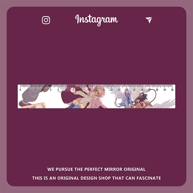 Anime Ruler Card Captor Straight Rulers KINOMOTO SAKURA TSUKISHIRO YUKITO Japanese Stationery Students Drafting Supplies Gift
Anime Ruler Card Captor Straight Rulers KINOMOTO SAKURA TSUKISHIRO YUKITO Japanese Stationery Students Drafting Supplies Gift