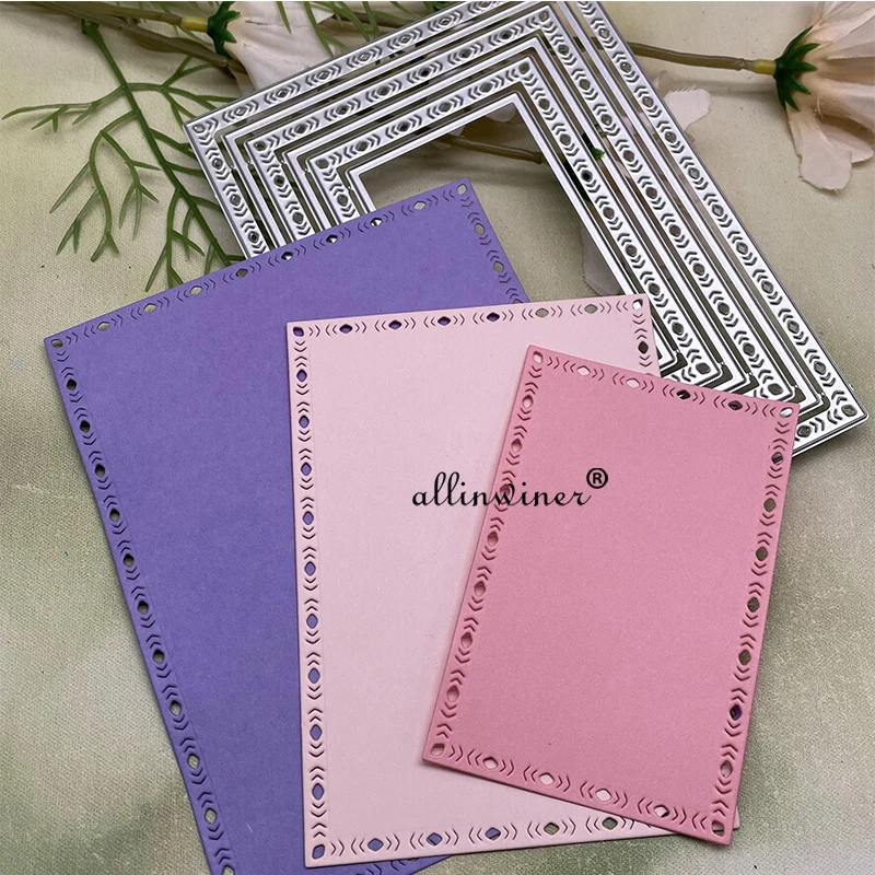 Folk Edge Rectangles Metal Cutting Dies Stencils Die Cut for DIY Scrapbooking Album Paper Card Embossing
Folk Edge Rectangles Metal Cutting Dies Stencils Die Cut for DIY Scrapbooking Album Paper Card Embossing