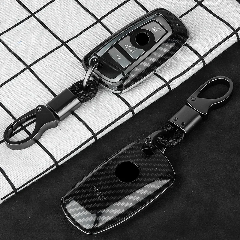 Fashion ABS Carbon fiber Car Remote Key Case Cover For BMW 1 2 3 4 5 6 7 Series F30 F34 F10 F07 F20 G30 F15 F16 X1 X3 X4 X5 X6
Fashion ABS Carbon fiber Car Remote Key Case Cover For BMW 1 2 3 4 5 6 7 Series F30 F34 F10 F07 F20 G30 F15 F16 X1 X3 X4 X5 X6
