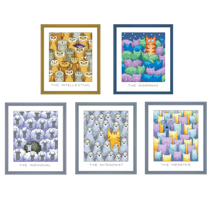 The imposter insomniac cross stitch package cartoon 18ct 14ct 11ct cloth cotton thread embroidery DIY handmade needlework
The imposter insomniac cross stitch package cartoon 18ct 14ct 11ct cloth cotton thread embroidery DIY handmade needlework