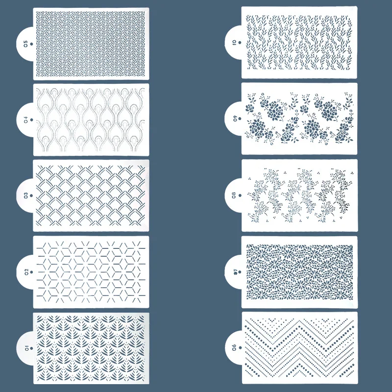 10PCS/set Cake Decor Tool DIY Cake Lace Template Plastic Pad Strew Pad Stencil Flower Baking Tool Moulds Hollow-out Lace S
10PCS/set Cake Decor Tool DIY Cake Lace Template Plastic Pad Strew Pad Stencil Flower Baking Tool Moulds Hollow-out Lace S