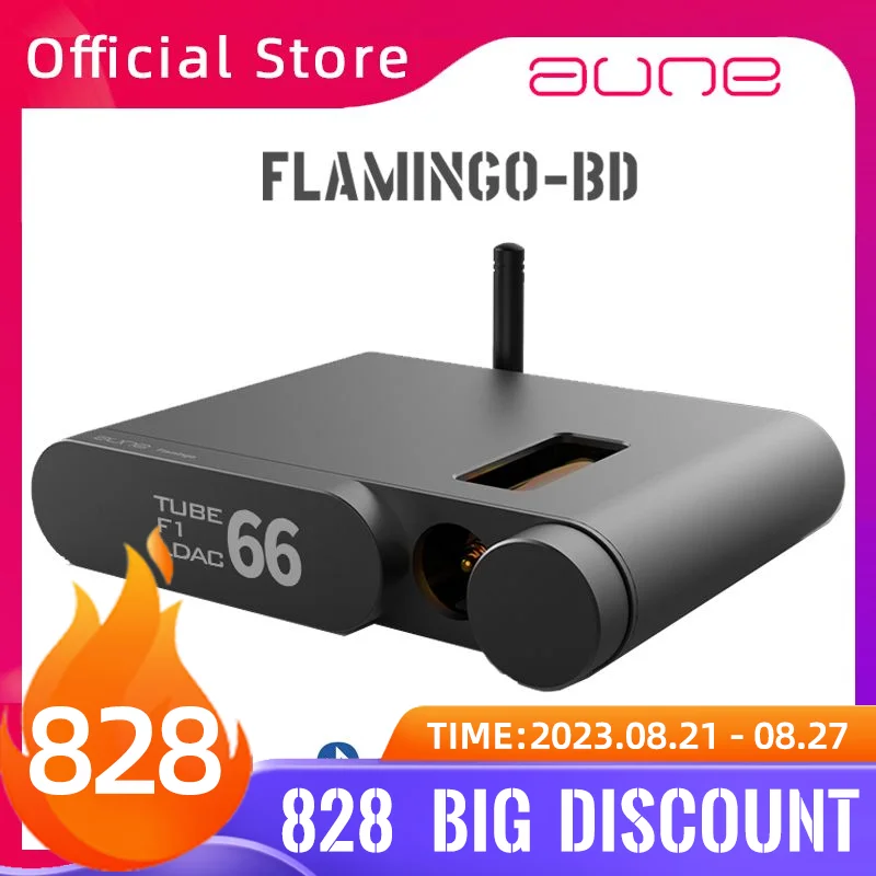 

AUNE FLAMINGO-BD ESS9318DAC Tube Bluetooth 5,1 декодер поддерживает LDAC APTX-HD мобильный телефон декодирование музыки Hi-Fi DAC 24 бит/96 кГц