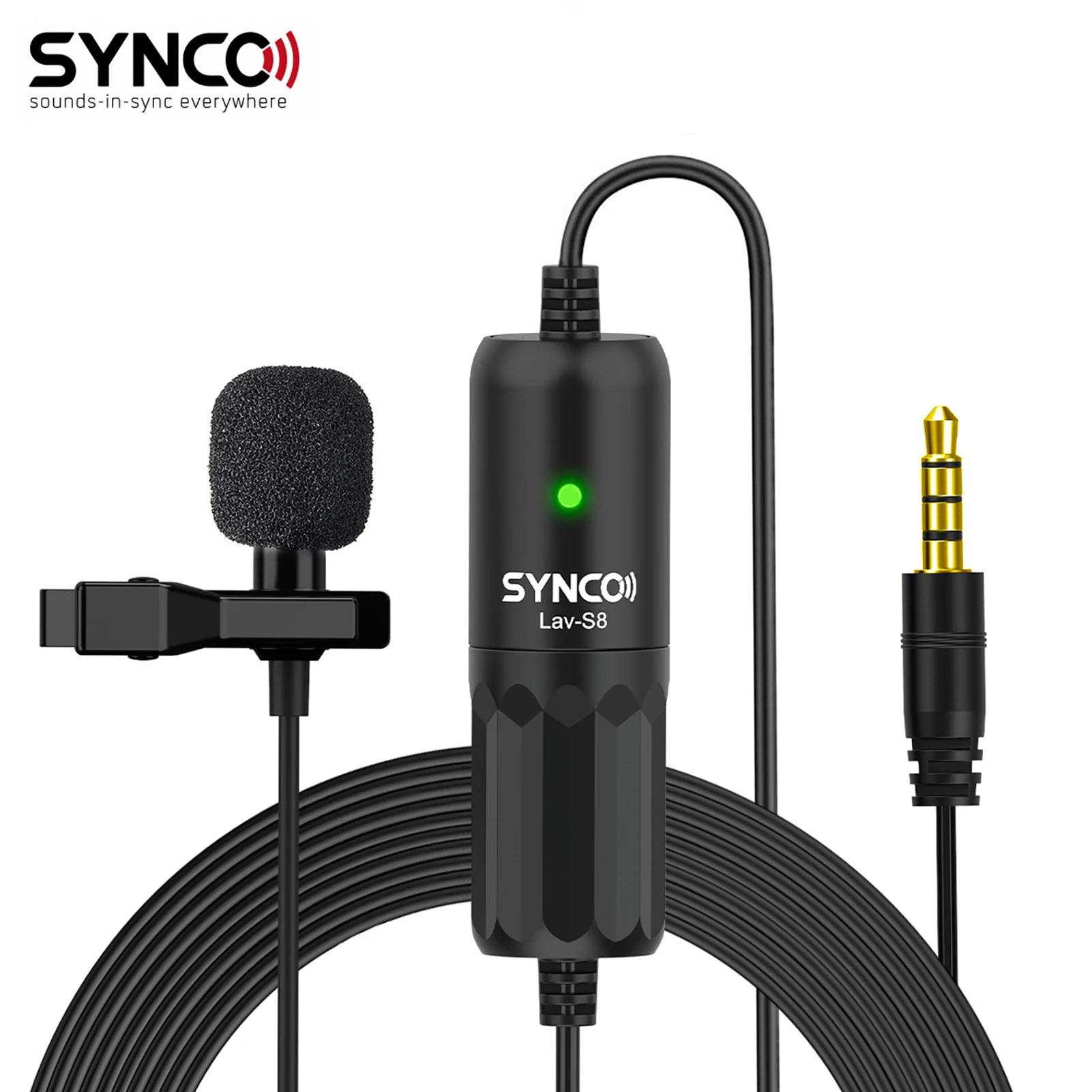 Профессиональный петличный микрофон SYNCO, всенаправленный компактный микрофон с зажимом, с шумоподавлением, длиной 8 м
Профессиональный петличный микрофон SYNCO, всенаправленный компактный микрофон с зажимом, с шумоподавлением, длиной 8 м