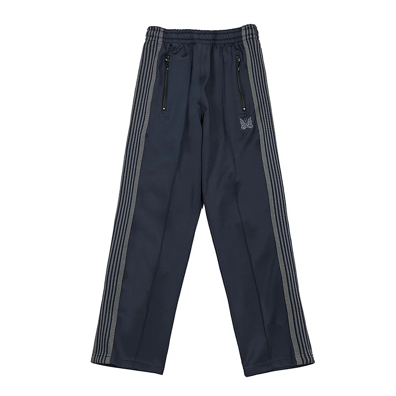Japanese Fashion AWGE Needles Pants Men Women 1:1 Quality Embroidered Butterfly Logo Needles Track Pants Classic Stripe Trousers
Japanese Fashion AWGE Needles Pants Men Women 1:1 Quality Embroidered Butterfly Logo Needles Track Pants Classic Stripe Trousers