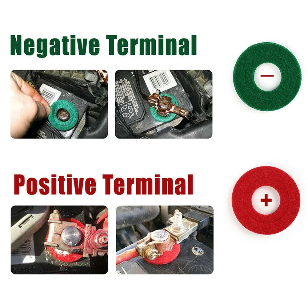 20Pcs Anti Corrosion Car Battery Terminal Washers Bag Felt Washers Pad Universal For Top Post Batteries Or Cables And Side Post
20Pcs Anti Corrosion Car Battery Terminal Washers Bag Felt Washers Pad Universal For Top Post Batteries Or Cables And Side Post