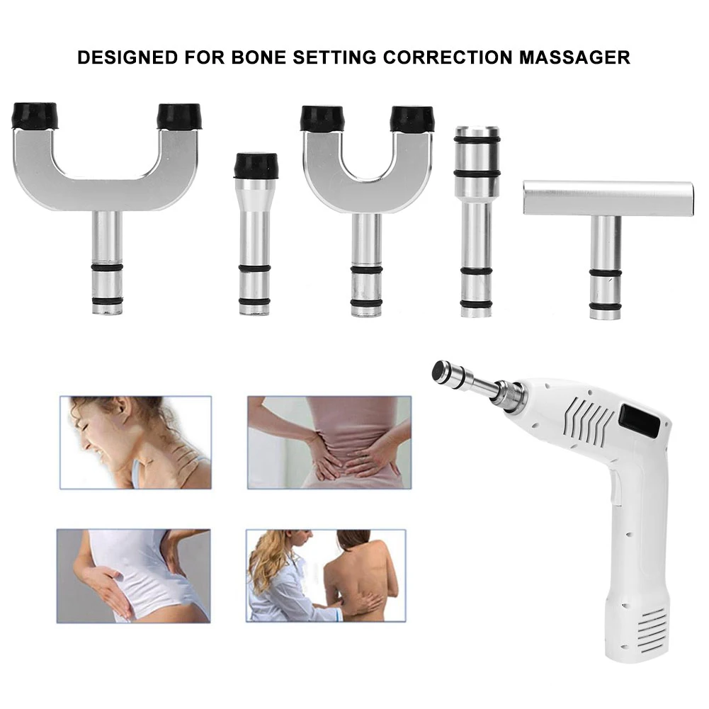 Adjustable Spine Chiropractic Instrument 4 Heads Electric Bone Spine Correction Massager Gun Activator Cervical Therapy Devices
Adjustable Spine Chiropractic Instrument 4 Heads Electric Bone Spine Correction Massager Gun Activator Cervical Therapy Devices