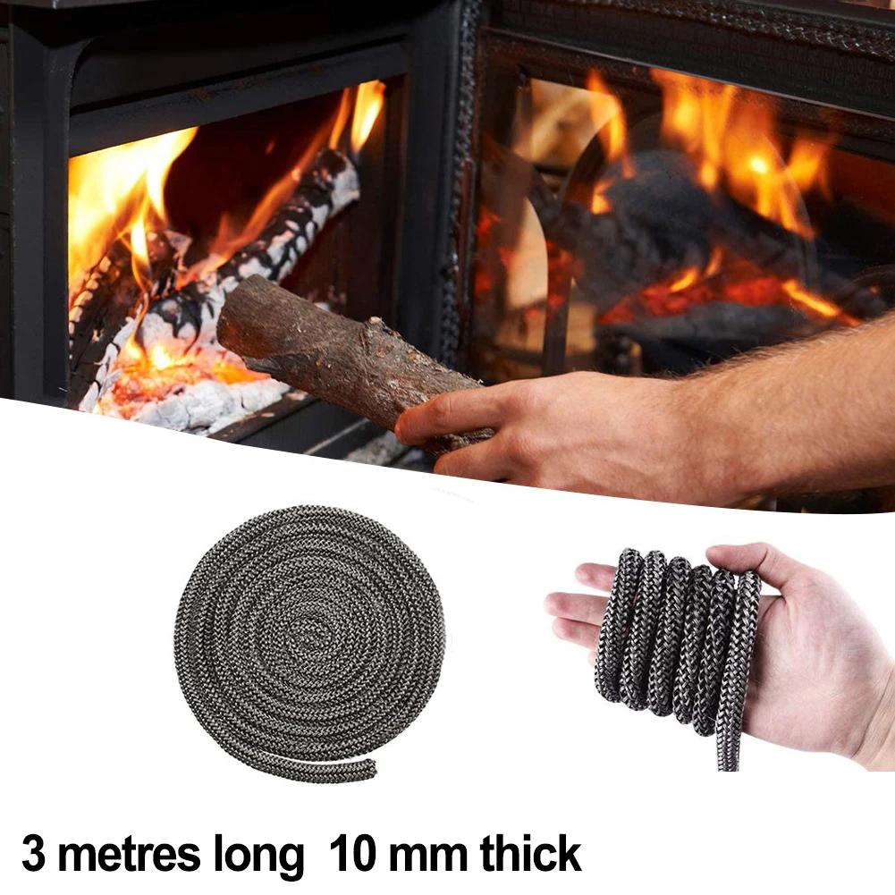 Fiberglass Rope Seal Stove Fire Rope Wood Burning Stove 10mm 3meters Length Log Burner Door Seal Chimneys Fireplaces
Fiberglass Rope Seal Stove Fire Rope Wood Burning Stove 10mm 3meters Length Log Burner Door Seal Chimneys Fireplaces