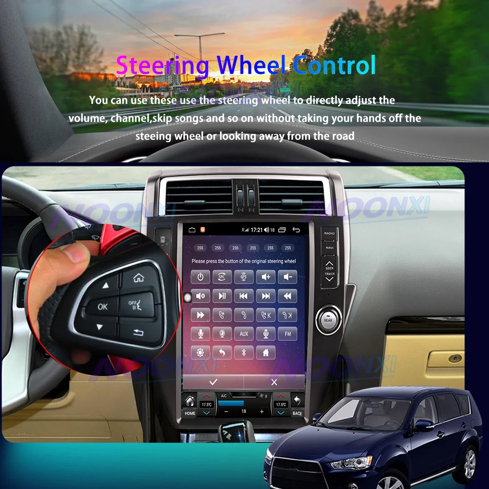 Tesla Screen 256G Android 11 For Toyota Land Cruiser Prado 150 2012-2017 Car Radio Stereo Multimedia Navigation Player GPS 2 Din
Tesla Screen 256G Android 11 For Toyota Land Cruiser Prado 150 2012-2017 Car Radio Stereo Multimedia Navigation Player GPS 2 Din